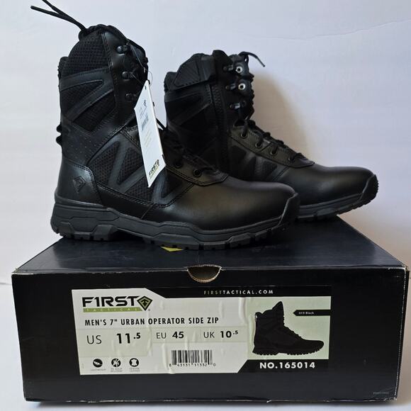 First Tactical NWT Men's 7" Urban Operator Boots with Side Pocket Multiple Sizes - Picture 3 of 16